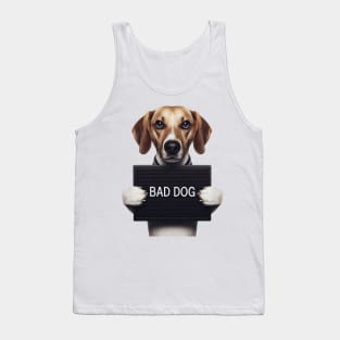 Bad Dog Photo Mugshot Tank Top